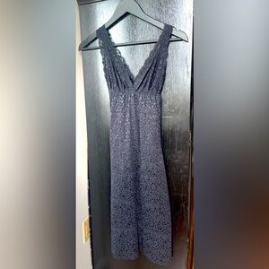 le chateau Elegant Black Lace Dress